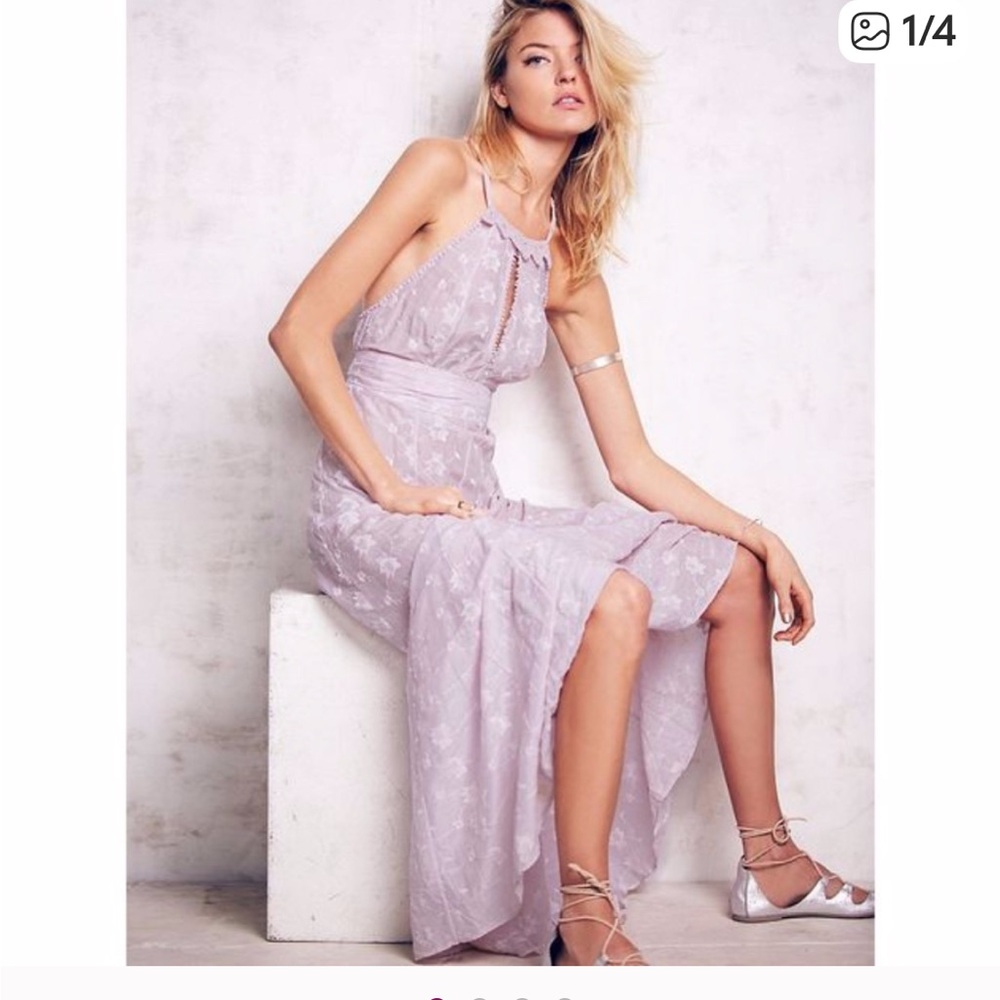Free People  Goddess maxi dress